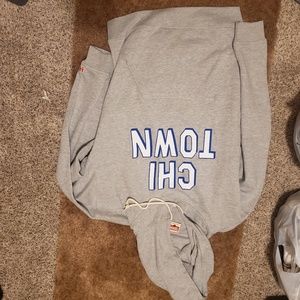 Men's large gray hoodie